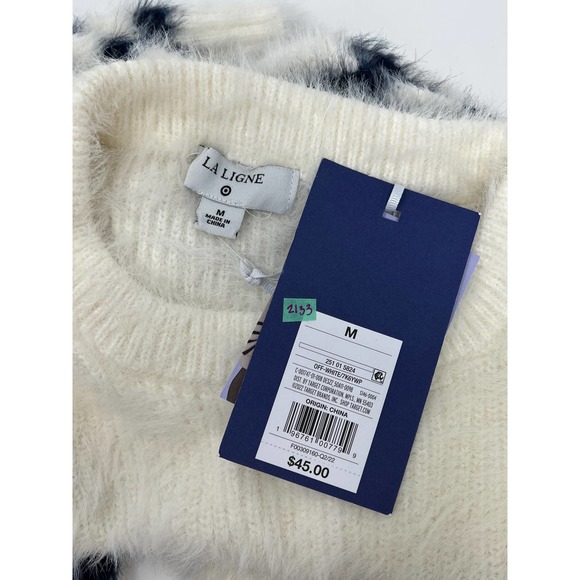 Size M Women's Fuzzy Knit Sweatshirt - La Ligne x Target #2133 - Picture 6 of 11